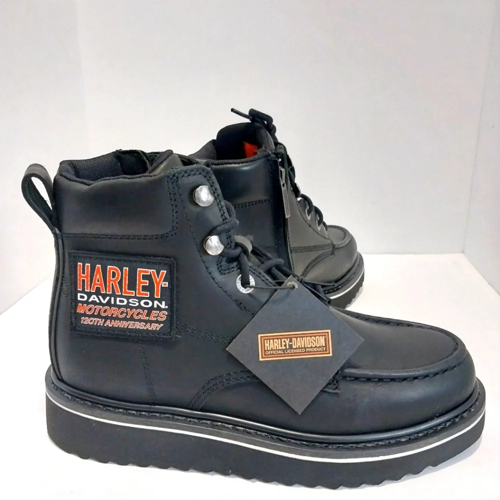 Harley-Davidson 120th Beau Boots, NWT,‎ 7.5M|9W|EUR 40.5